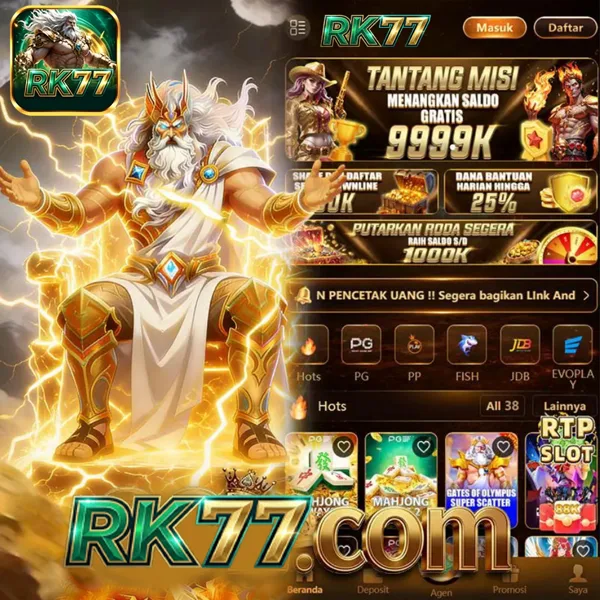 RK77 Bonus Member Baru 100%